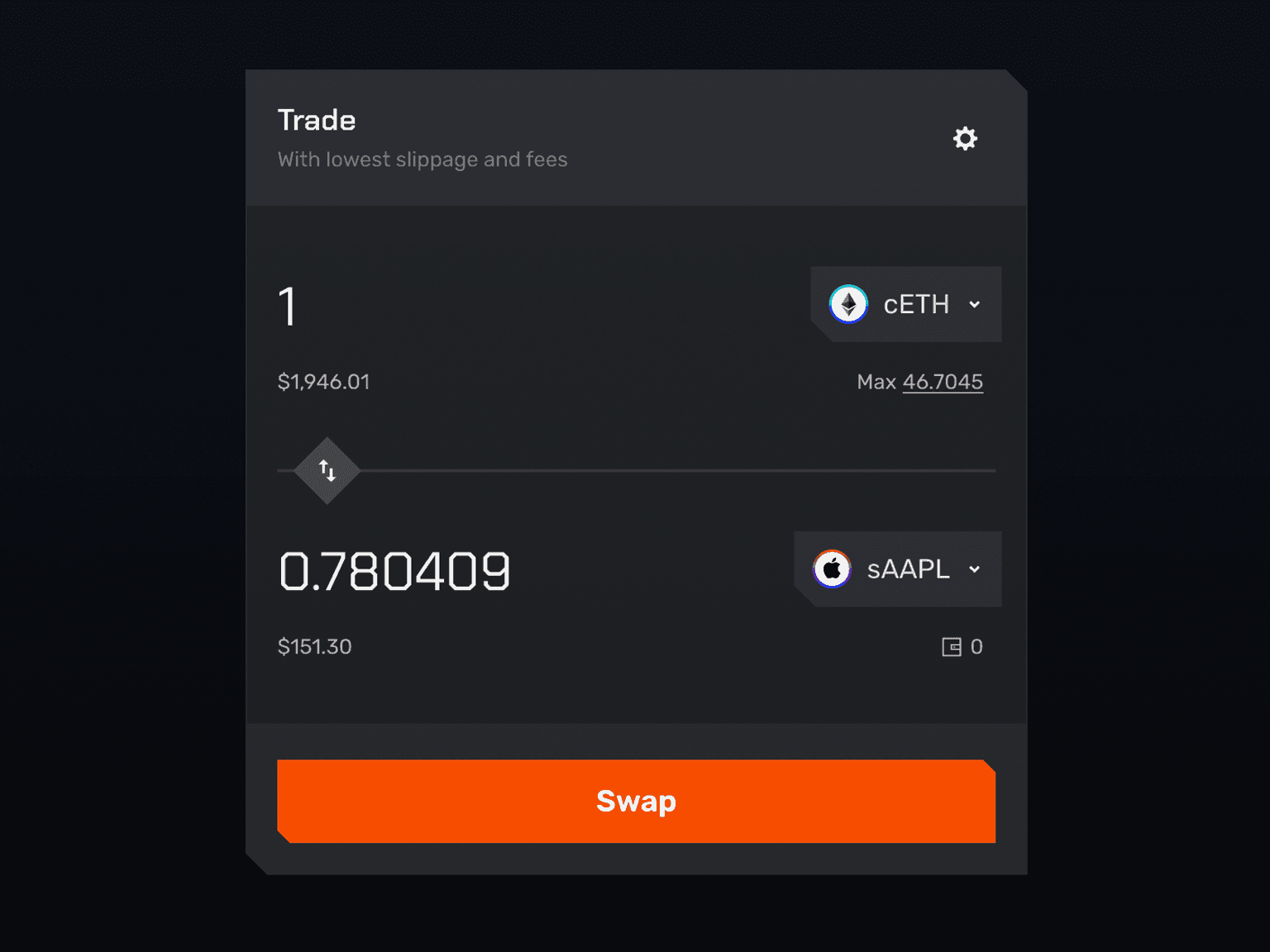 REAX Trading Interface